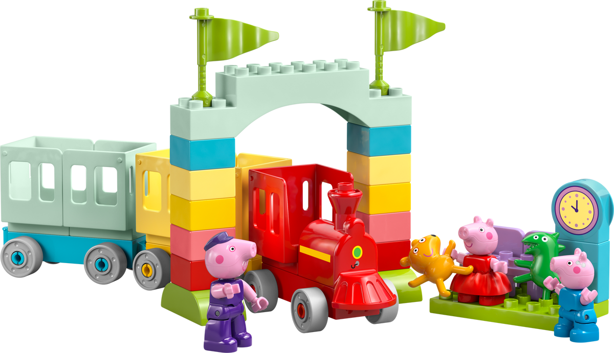 LEGO DUPLO Peppa Pig Train Ride with Grandpa Pig Set 10466-Bricking Lebanon