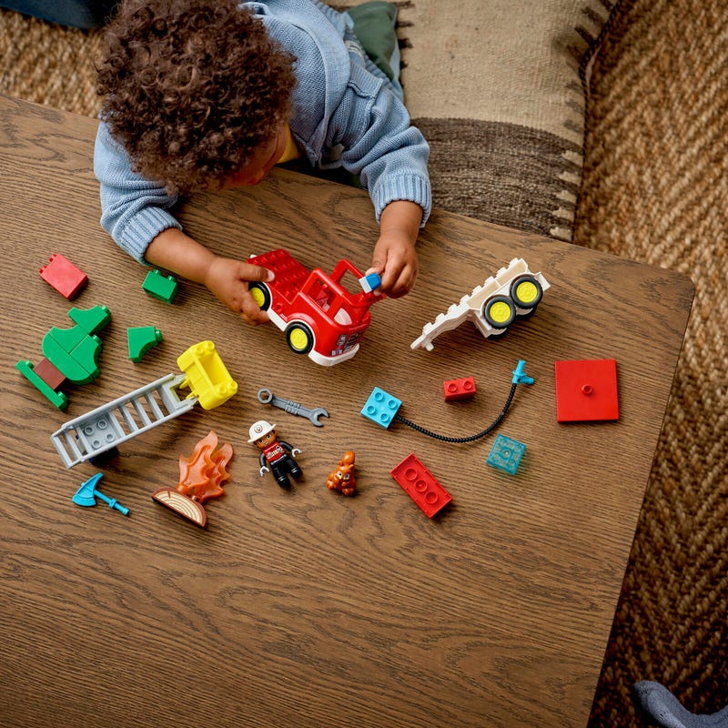 LEGO DUPLO Town Fire Truck with Hose and Firefighter 10473-Lego / Duplo-Bricking Lebanon