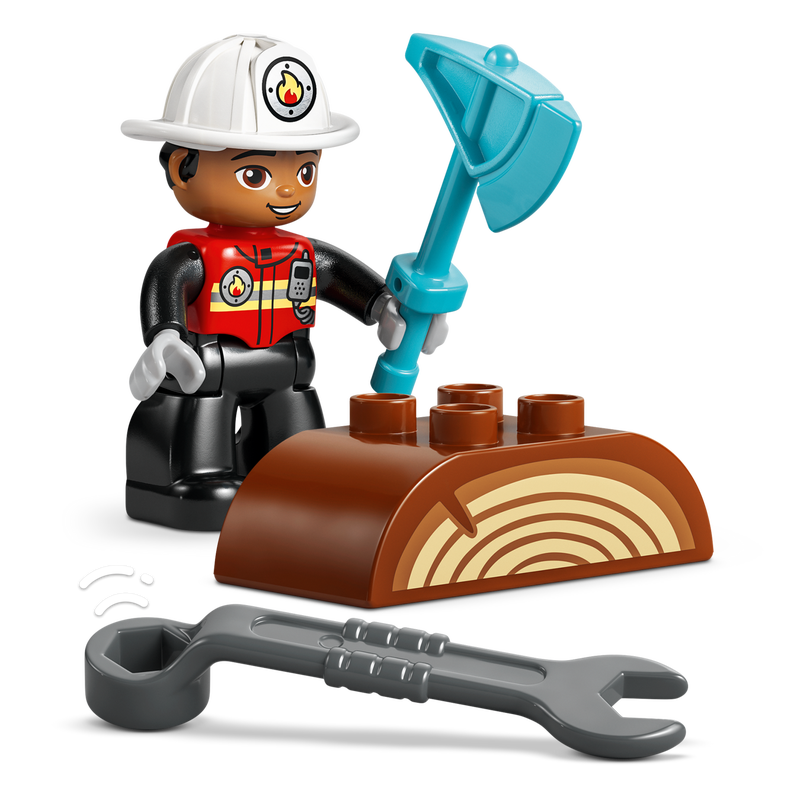 LEGO DUPLO Town Fire Truck with Hose and Firefighter 10473-Lego / Duplo-Bricking Lebanon