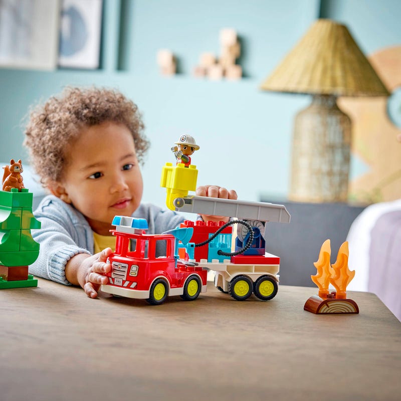 LEGO DUPLO Town Fire Truck with Hose and Firefighter 10473-Lego / Duplo-Bricking Lebanon