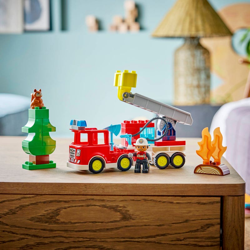 LEGO DUPLO Town Fire Truck with Hose and Firefighter 10473-Lego / Duplo-Bricking Lebanon