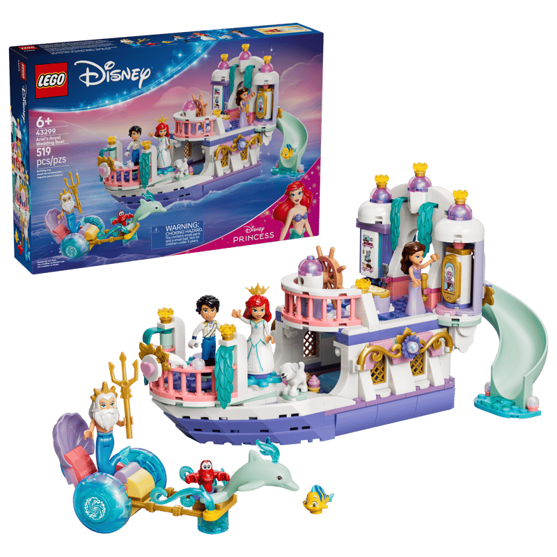 LEGO Disney Ariel's Royal Wedding Boat 43299-Bricking Lebanon