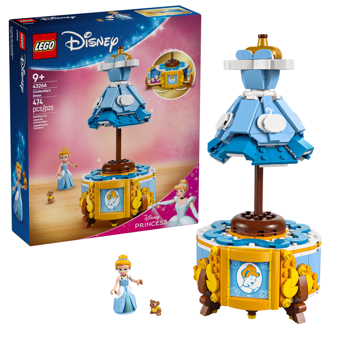 LEGO Disney Cinderella's Dress 43266 building set