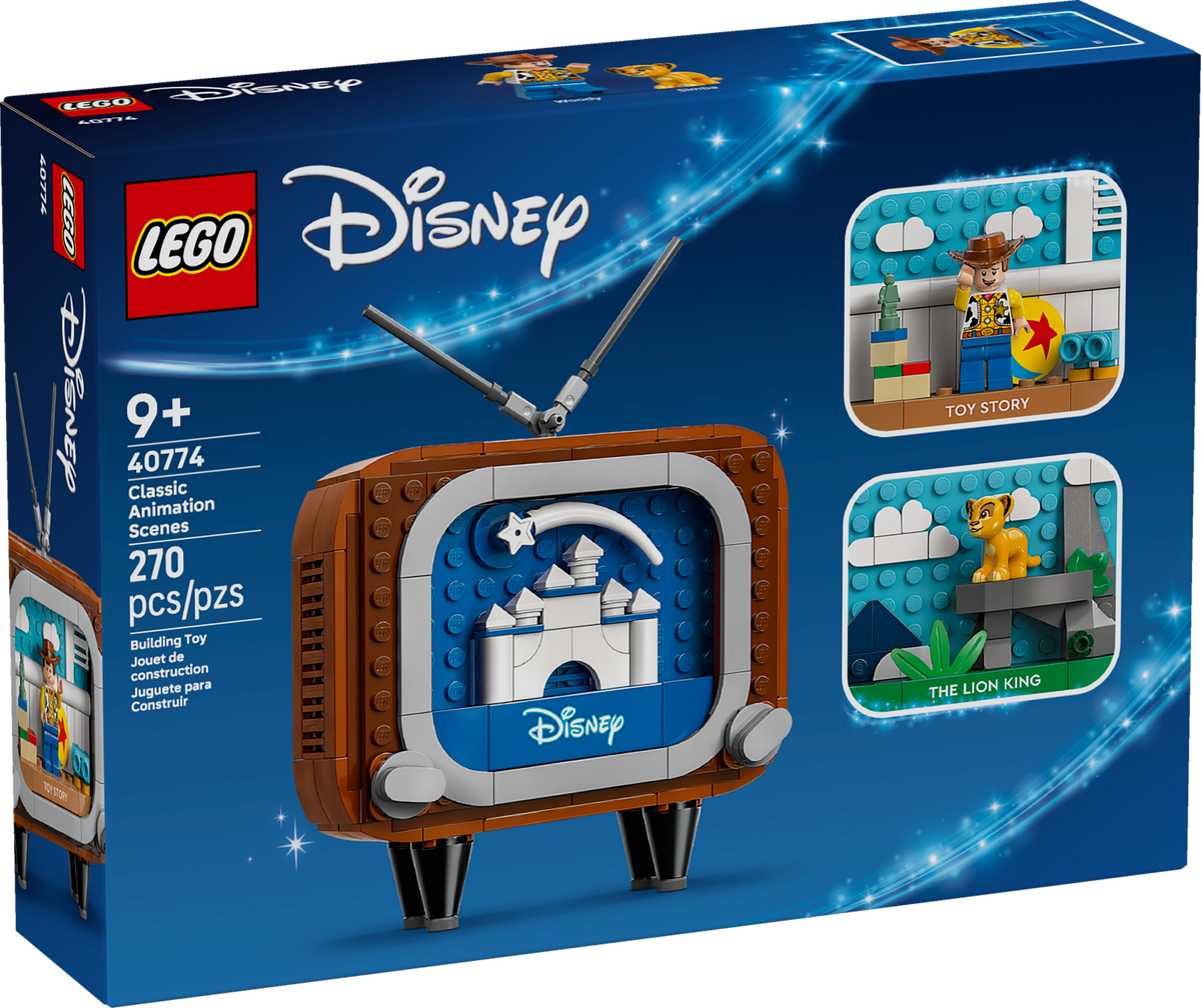 LEGO Disney Classic Animation Scenes Retro TV 40774-Bricking Lebanon