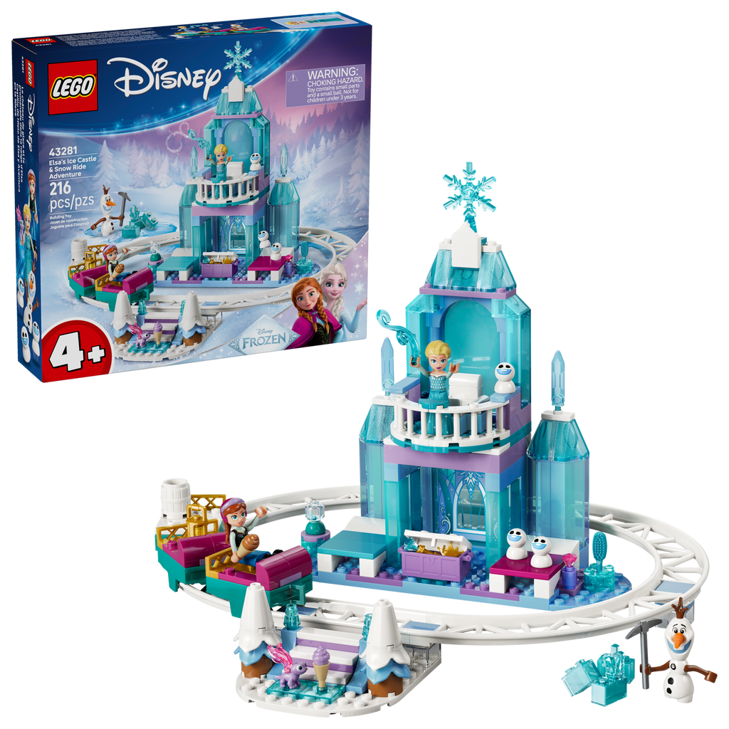 LEGO Disney Frozen Elsa's Ice Castle Snow Ride Adventure 43281-Bricking Lebanon