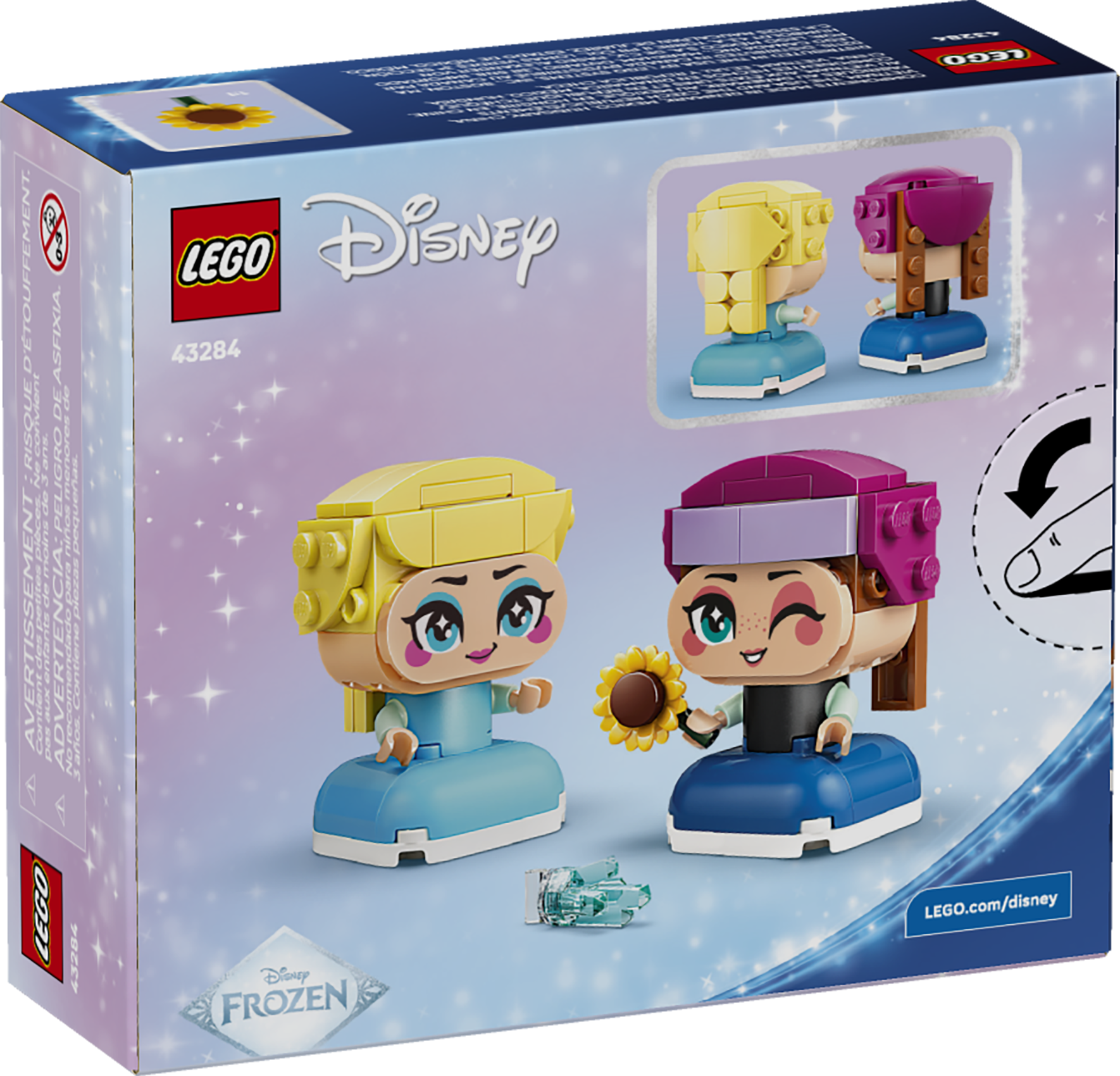 LEGO Disney Frozen Mini Anna & Elsa Collectible Building Toy 43284-Lego / Disney-Bricking Lebanon