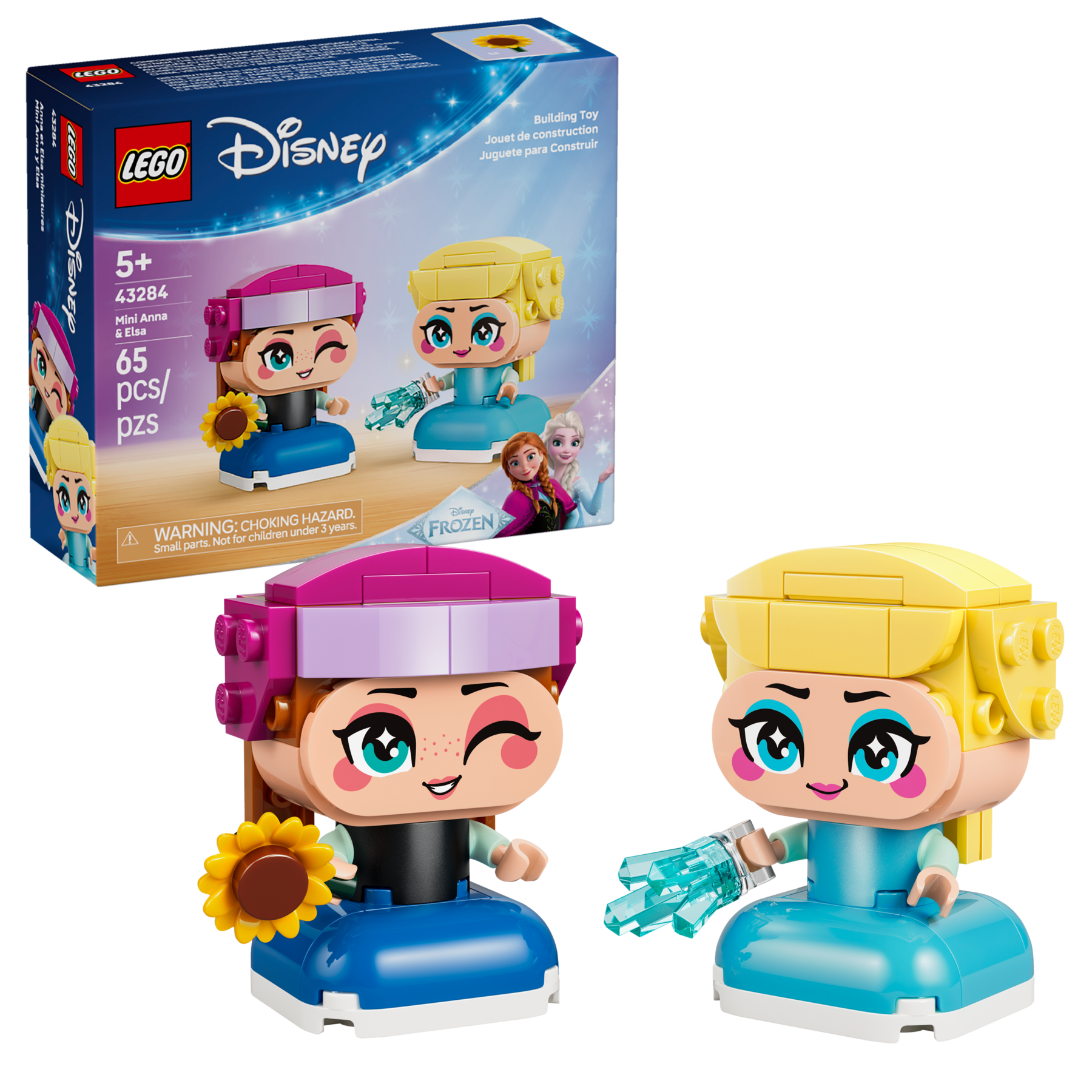LEGO Disney Frozen Mini Anna & Elsa Collectible Building Toy 43284-Lego / Disney-Bricking Lebanon