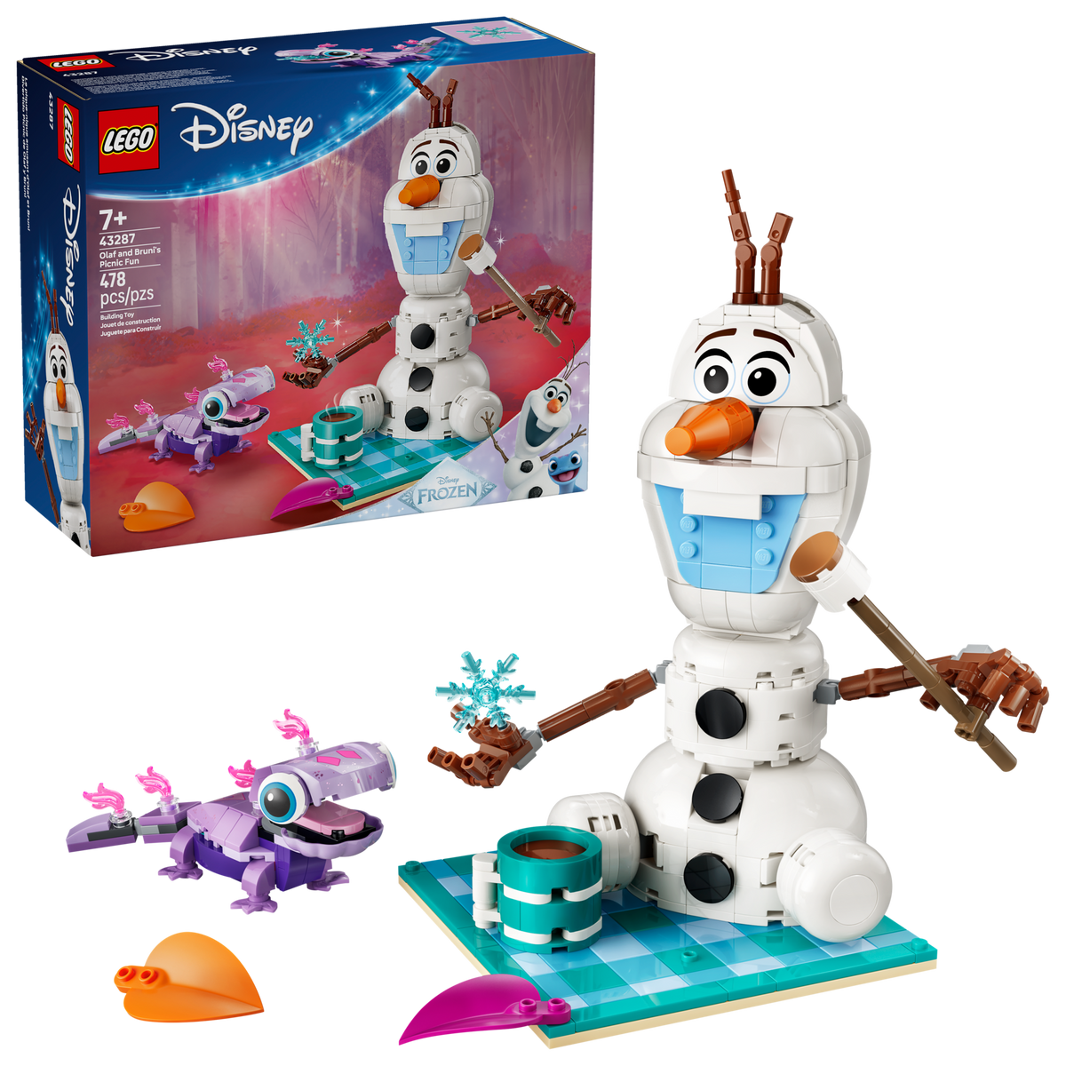 LEGO Disney Frozen Olaf and Bruni’s Picnic Fun 43287-Bricking Lebanon