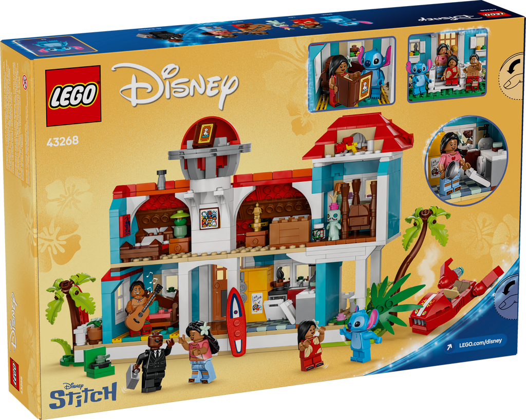 LEGO Disney Lilo and Stitch Beach House (Slightly Damaged Box)
