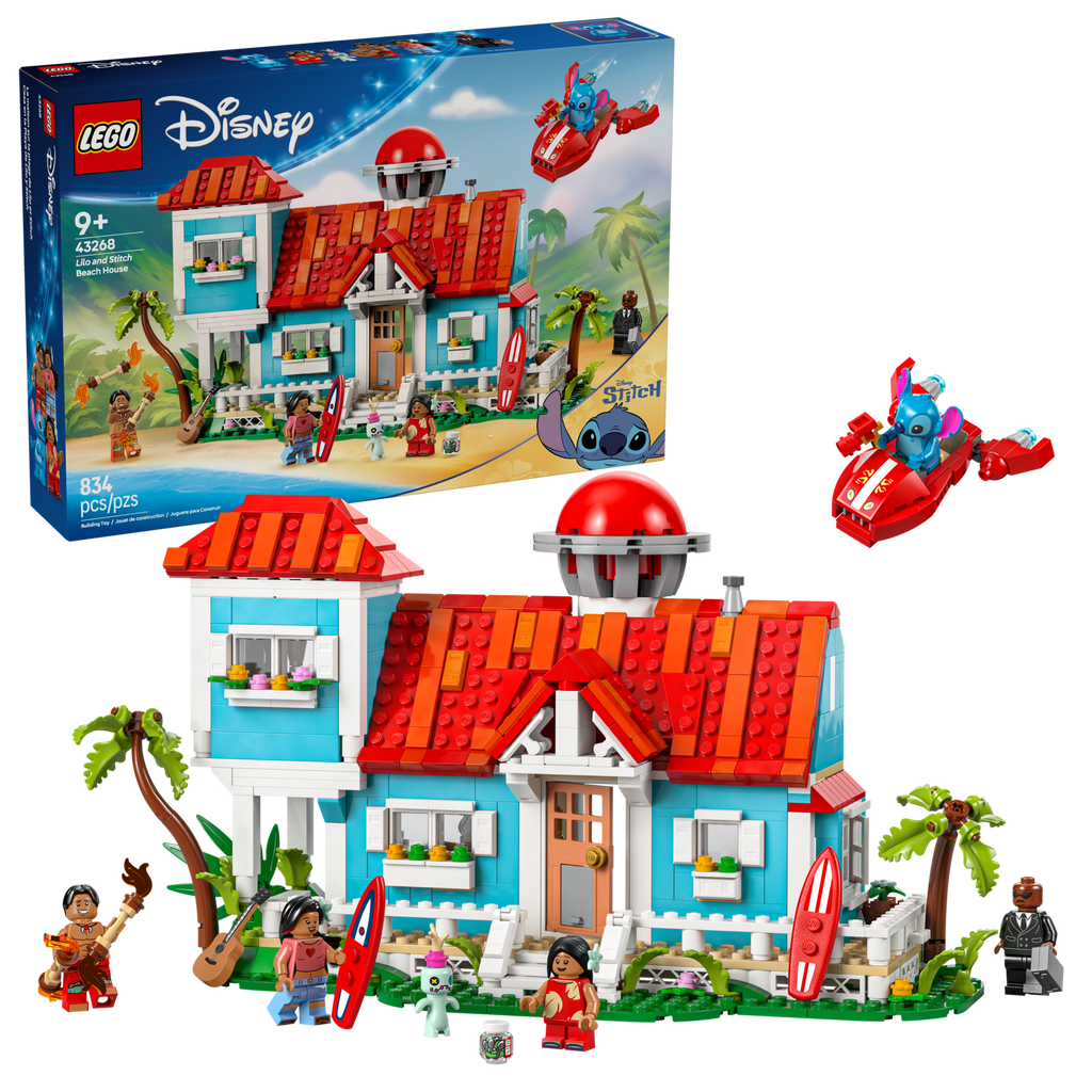 LEGO Disney Lilo and Stitch Beach House (Slightly Damaged Box)