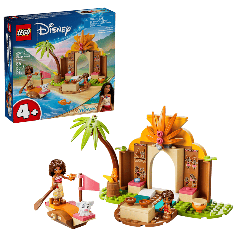 LEGO Disney Moana Village House & Boat 43282-Bricking Lebanon