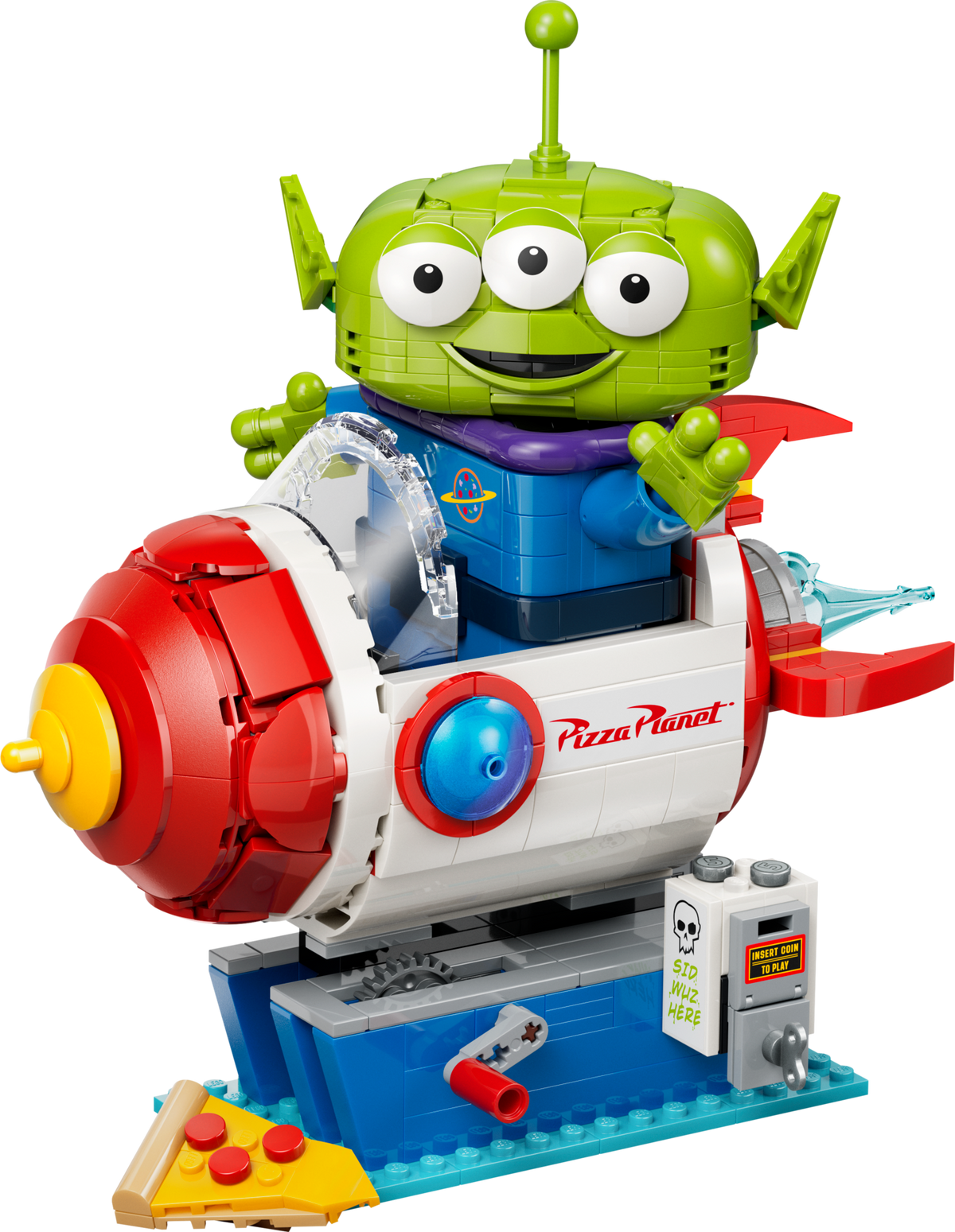 LEGO Disney Pixar Alien with Pizza Planet Rocket Ride Set 43307-Bricking Lebanon