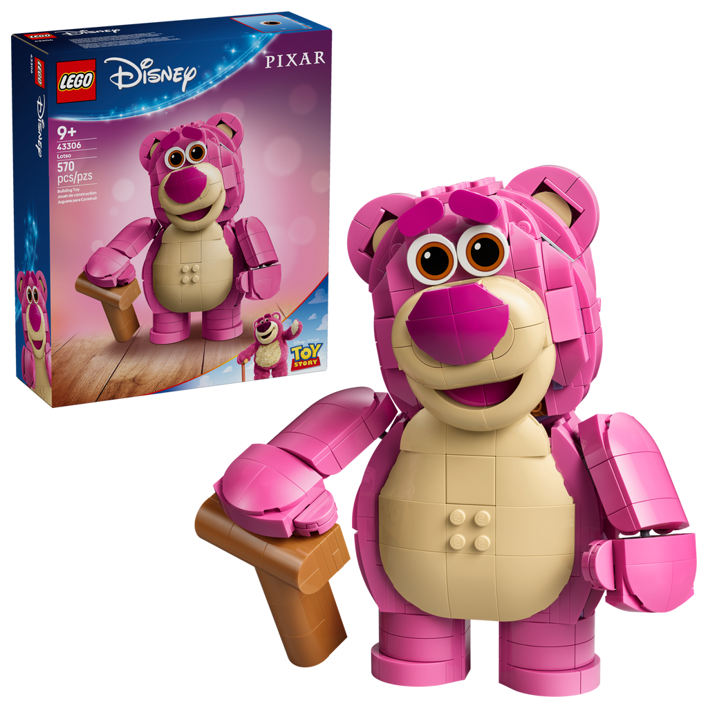 LEGO Disney Pixar Lotso Collectible Brick Built Bear Figure Set 43306-Bricking Lebanon