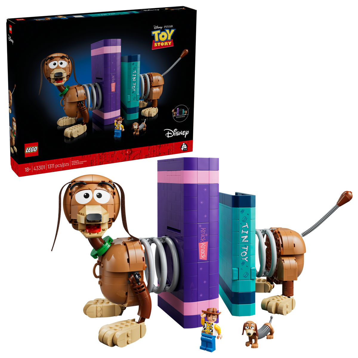 LEGO Disney Pixar Toy Story Slinky Dog Bookends 43301-Bricking Lebanon