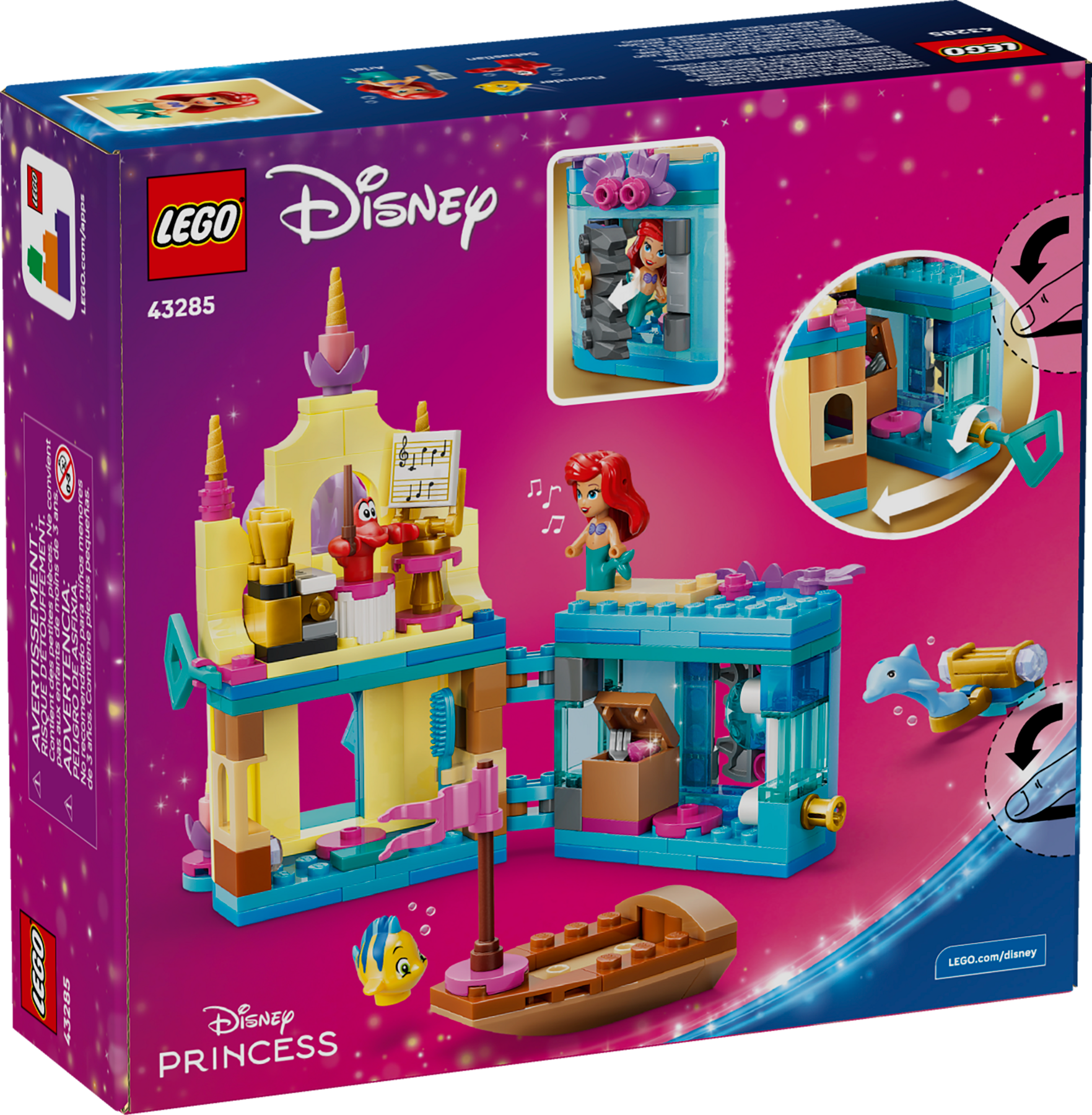 LEGO Disney Princess Ariel's Magical Mini Palace 43285 Princess Building Set-Lego / Disney-Bricking Lebanon