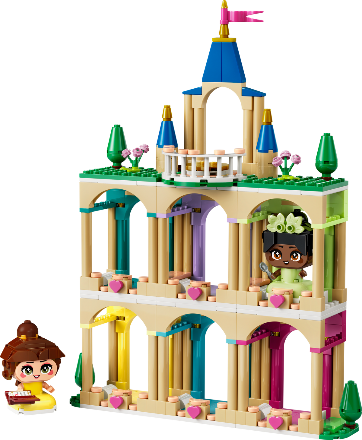 LEGO Disney Princess Mini Belle and Tiana Castle Playset 43291-Bricking Lebanon