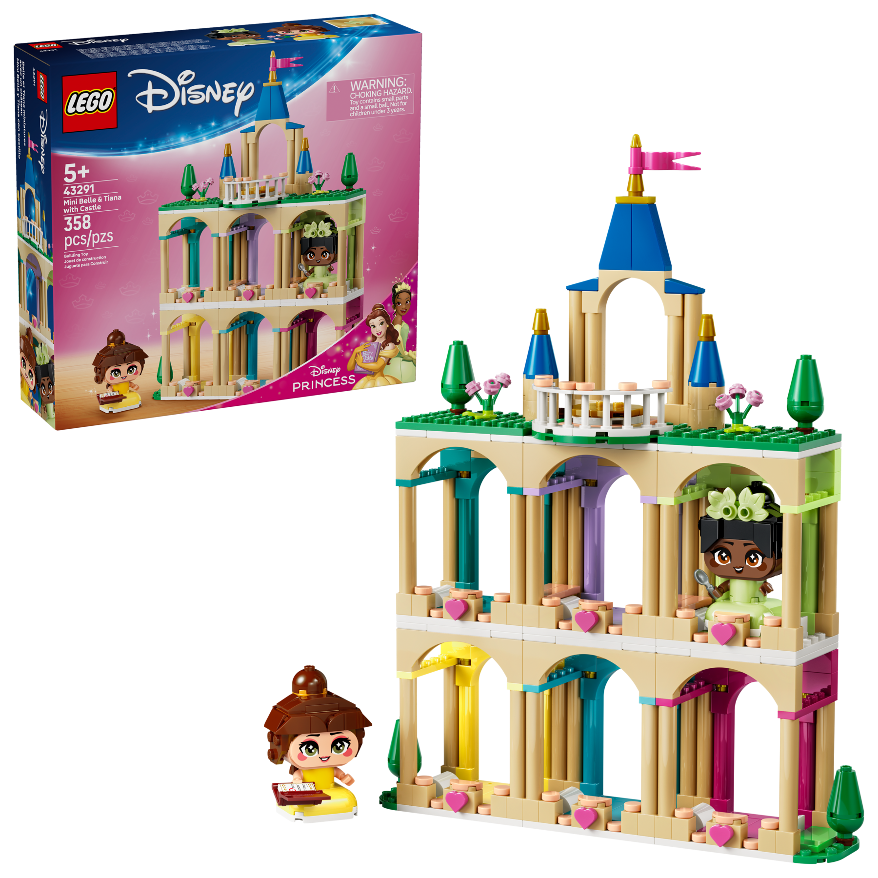 LEGO Disney Princess Mini Belle and Tiana Castle Playset-Lego / Disney-Bricking Lebanon