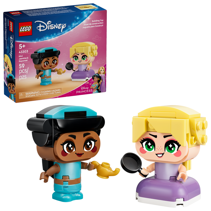 LEGO Disney Princess Mini Jasmine and Rapunzel Building Toy Set-Lego / Disney-Bricking Lebanon