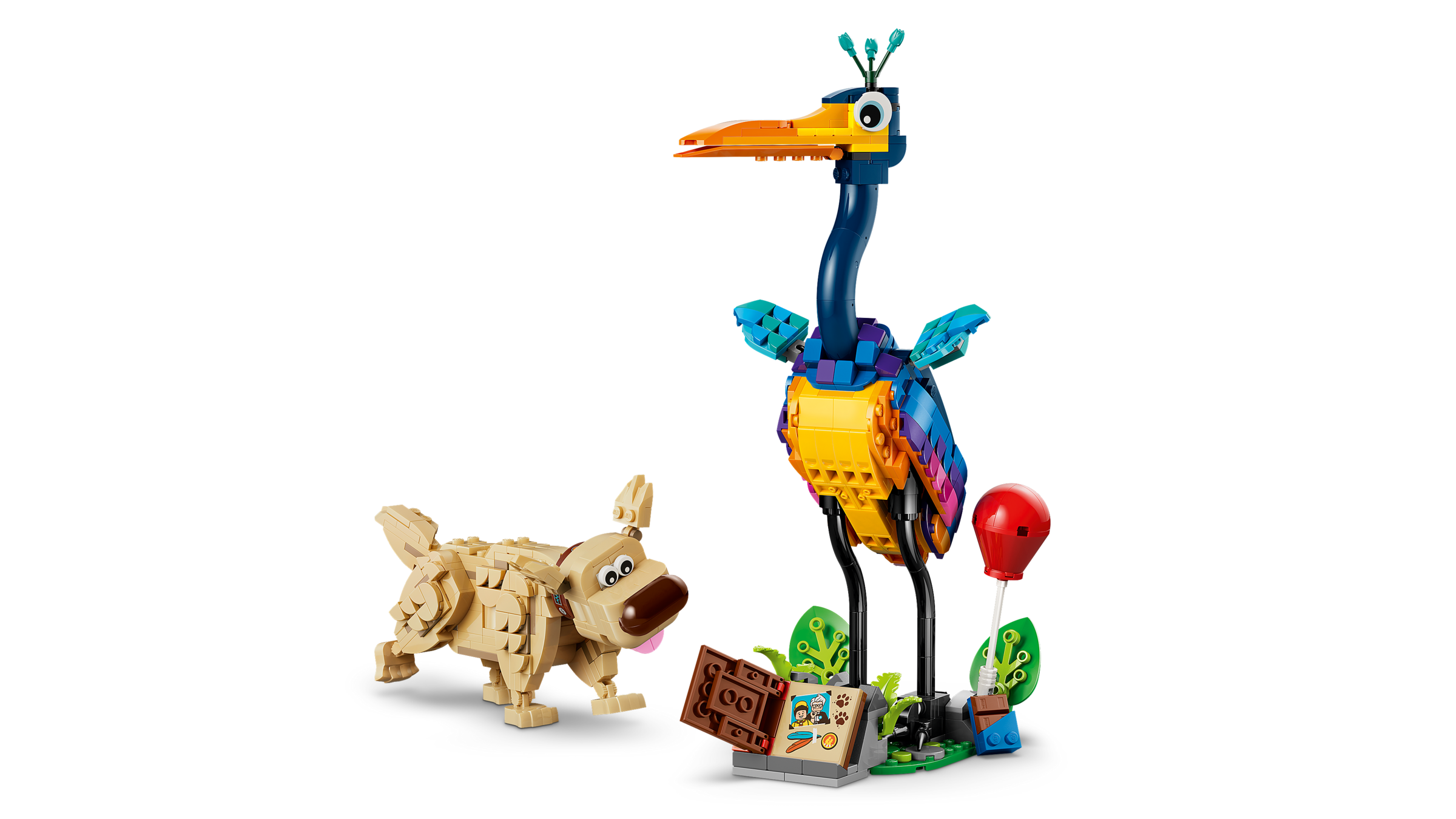 LEGO Disney and Pixar Up Kevin and Dug Posable Figures-43290-Bricking Lebanon
