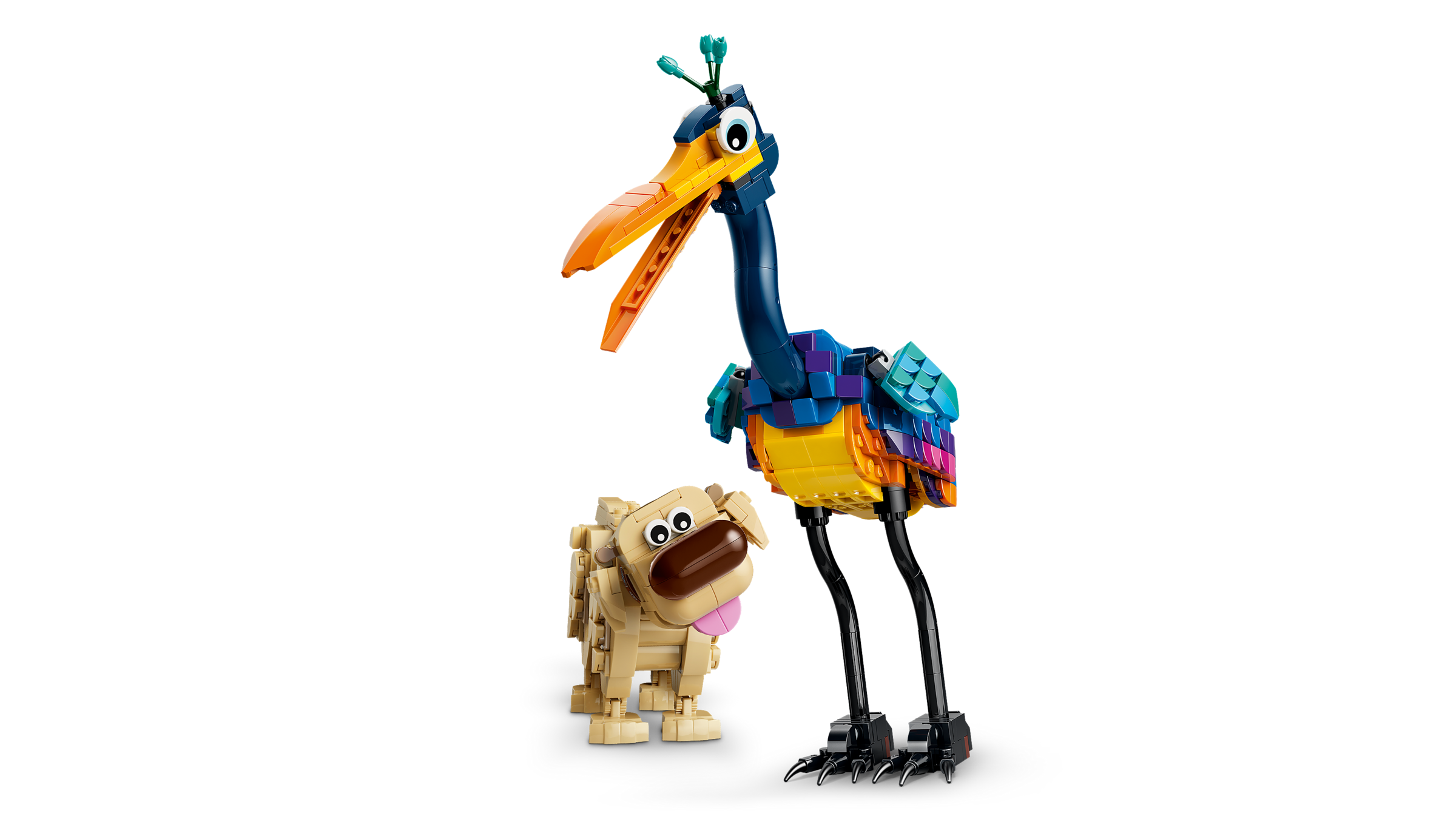 LEGO Disney and Pixar Up Kevin and Dug Posable Figures-43290-Bricking Lebanon