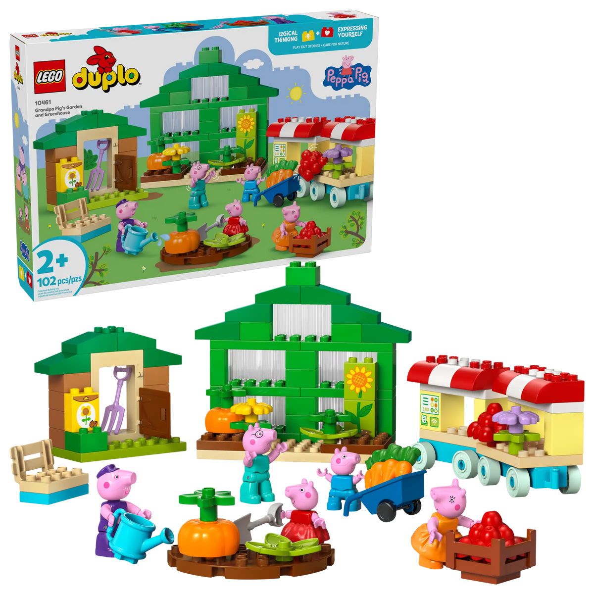 LEGO Duplo Grandpa Pig's Garden and Greenhouse 10461-Bricking Lebanon