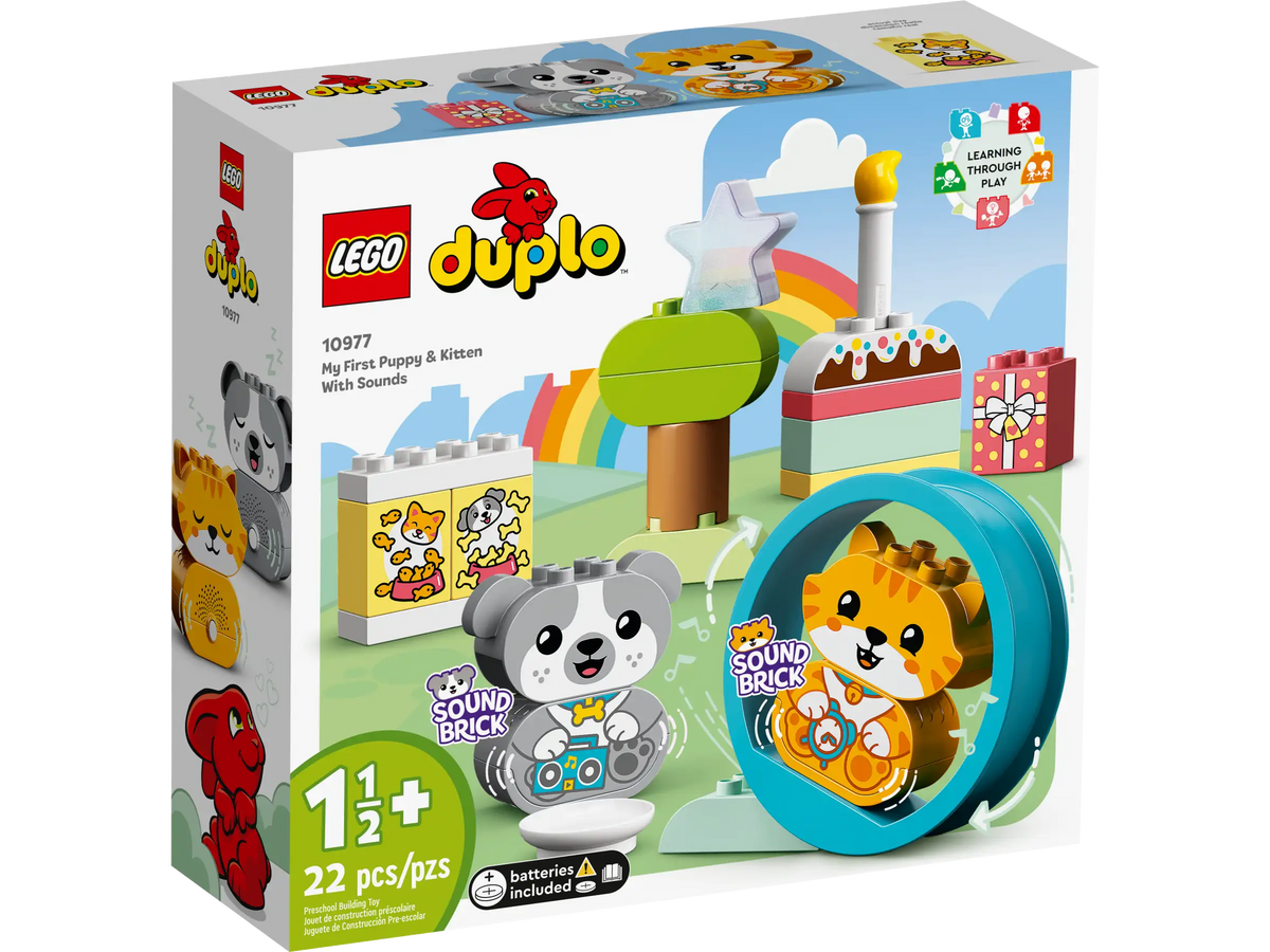LEGO Duplo My First Puppy & Kitten with Sounds 10977-Bricking Lebanon
