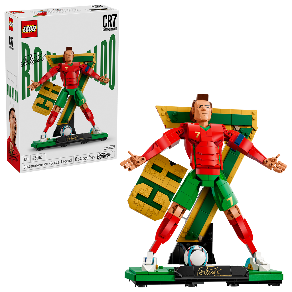 LEGO® Editions Cristiano Ronaldo – Soccer Legend Building Set 43016