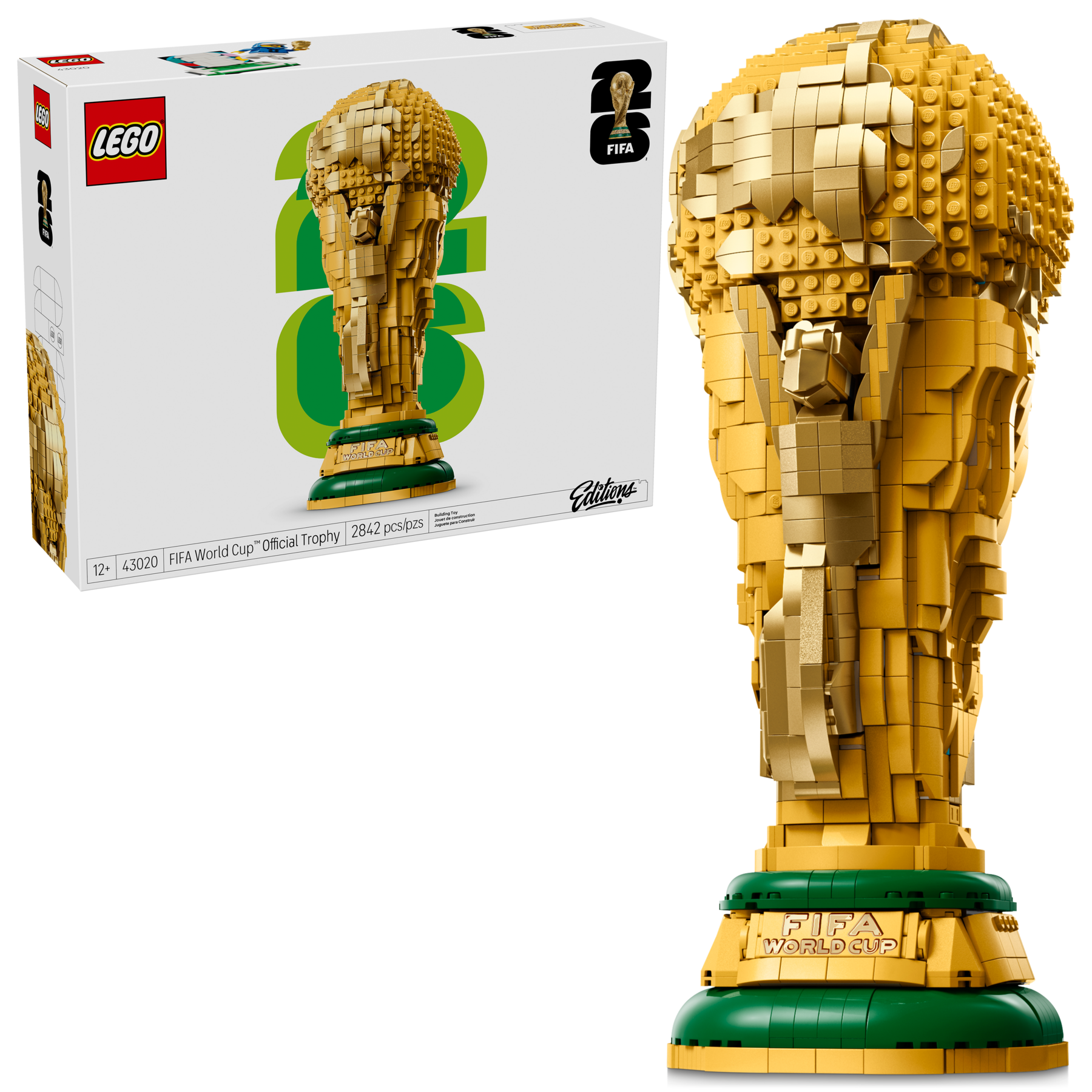 LEGO Editions FIFA World Cup Official Trophy Building Set 43020-43020-Bricking Lebanon