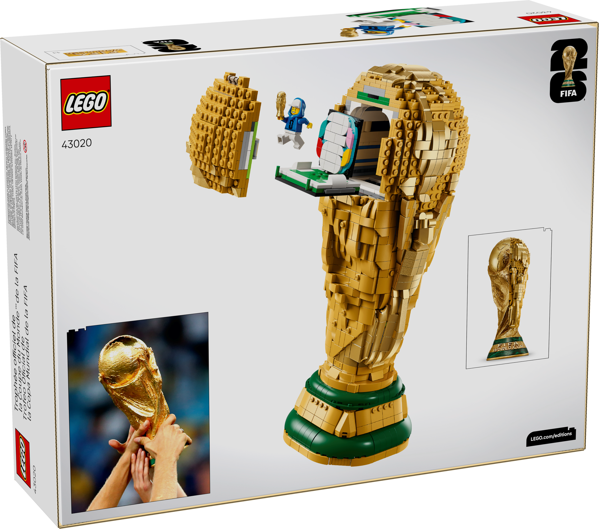 LEGO Editions FIFA World Cup Official Trophy Building Set 43020-43020-Bricking Lebanon