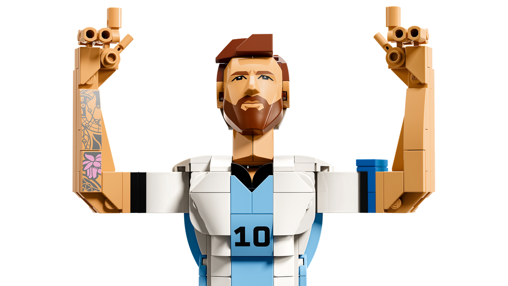 LEGO Editions Lionel Messi Soccer Legend Display Model Building Set 43015