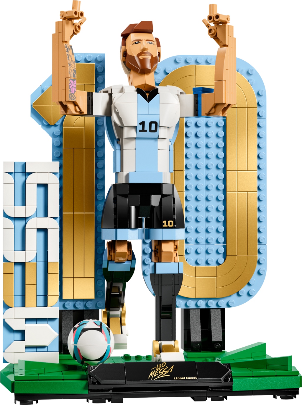 LEGO Editions Lionel Messi Soccer Legend Display Model 43015
