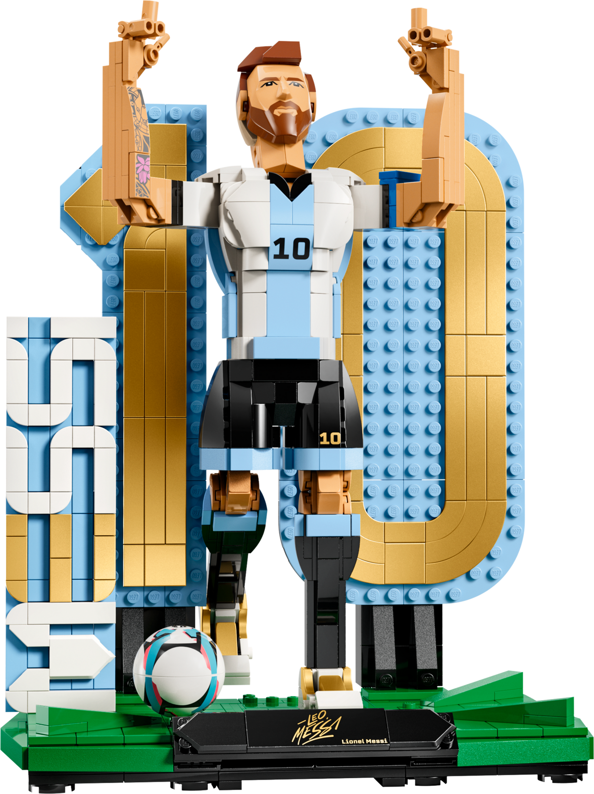 LEGO Editions Lionel Messi Soccer Legend Display Model 43015
