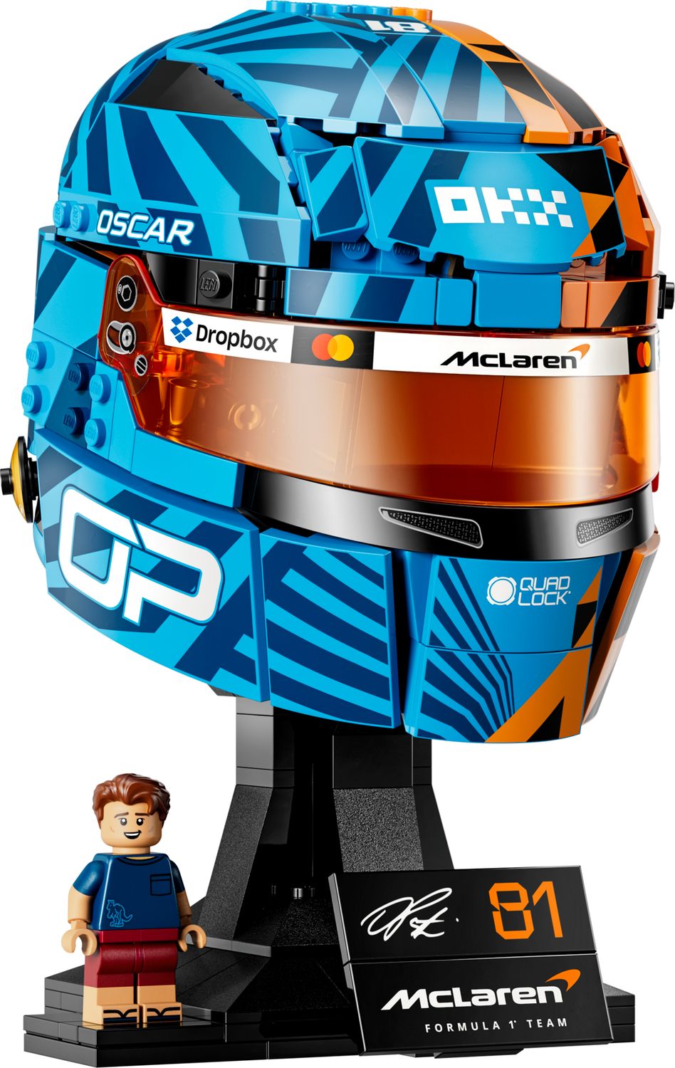 LEGO Editions McLaren Mastercard F1 Team Oscar Piastri Helmet 43017-Bricking Lebanon