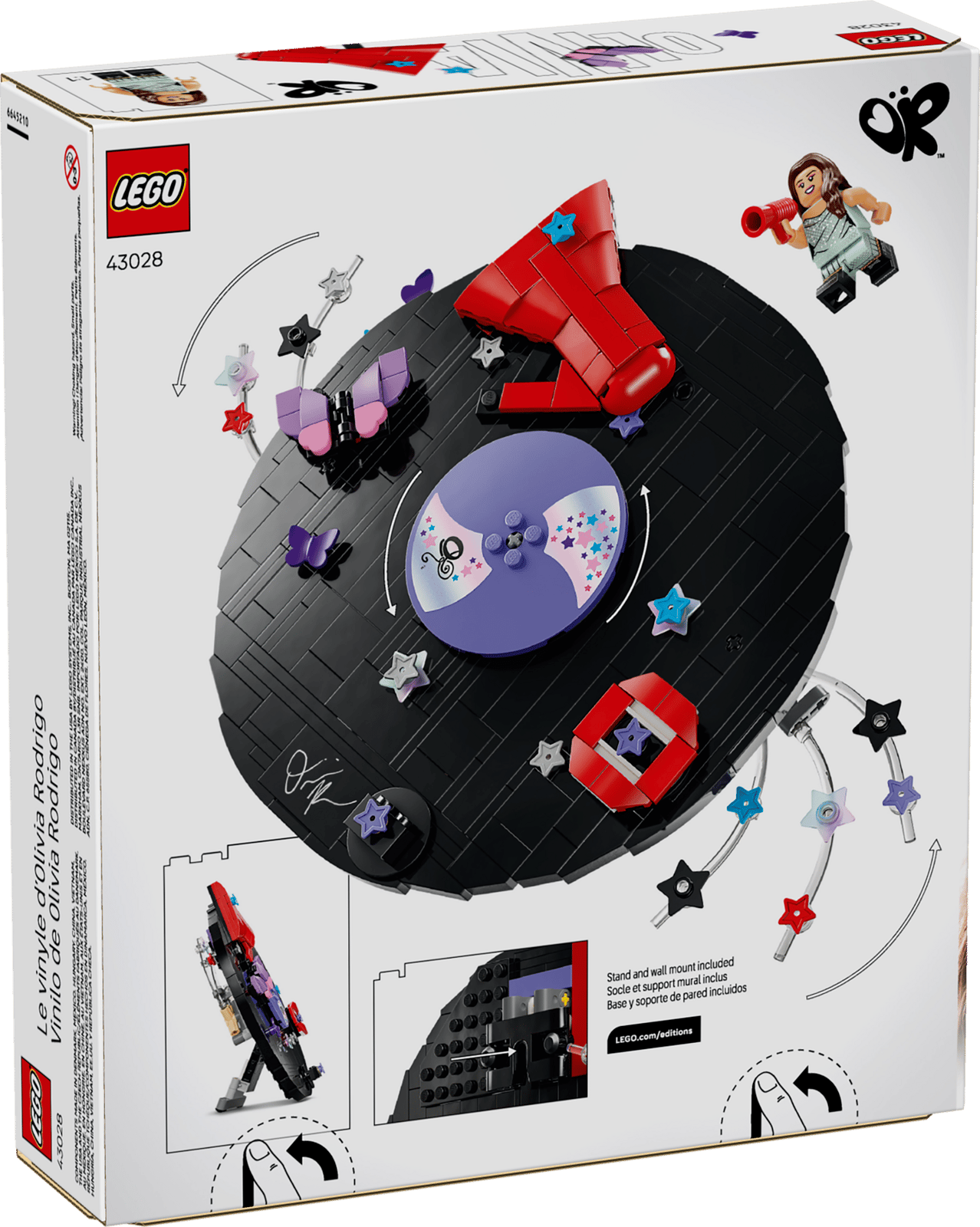 LEGO Editions Olivia Rodrigo's Vinyl 43028