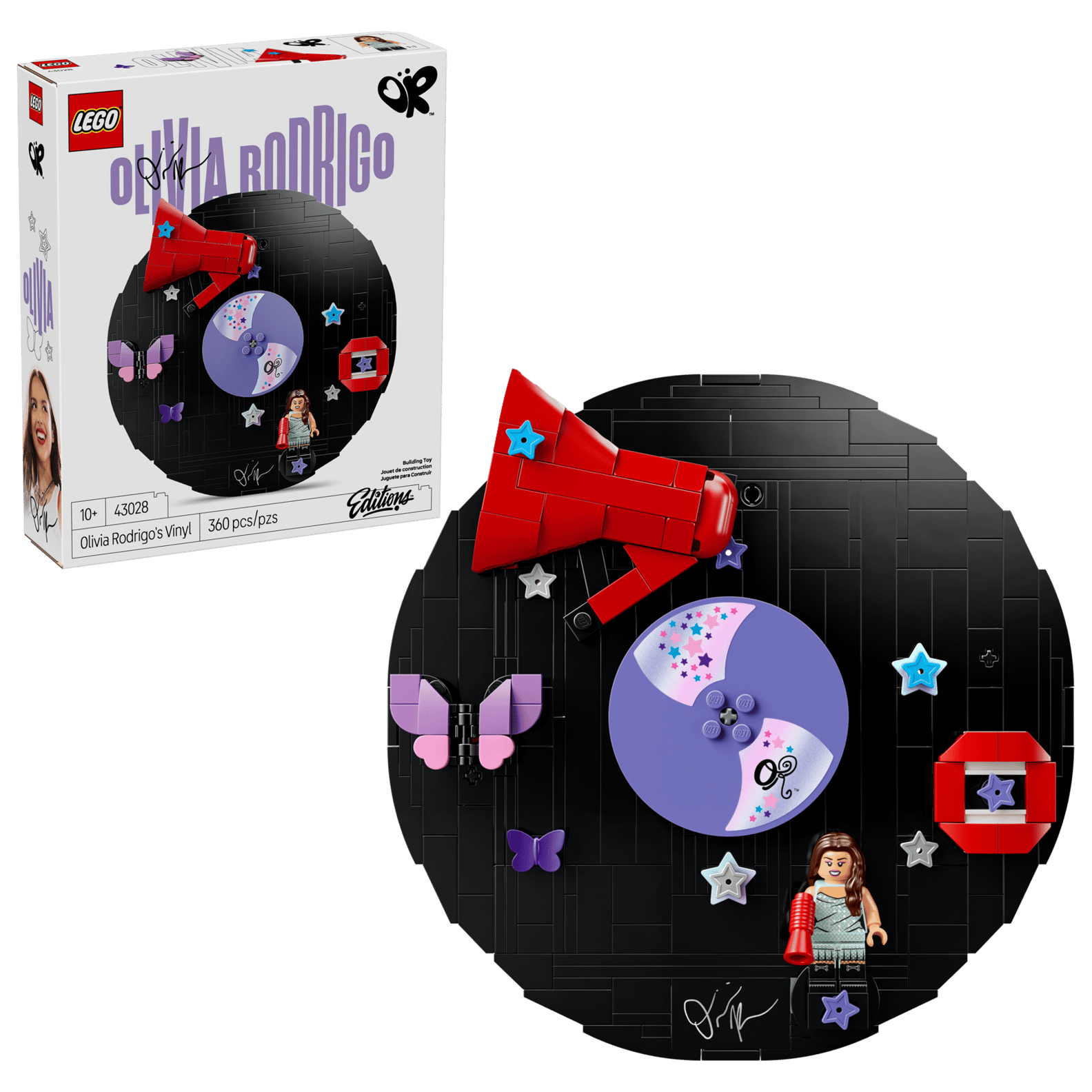 LEGO Editions Olivia Rodrigo's Vinyl 43028