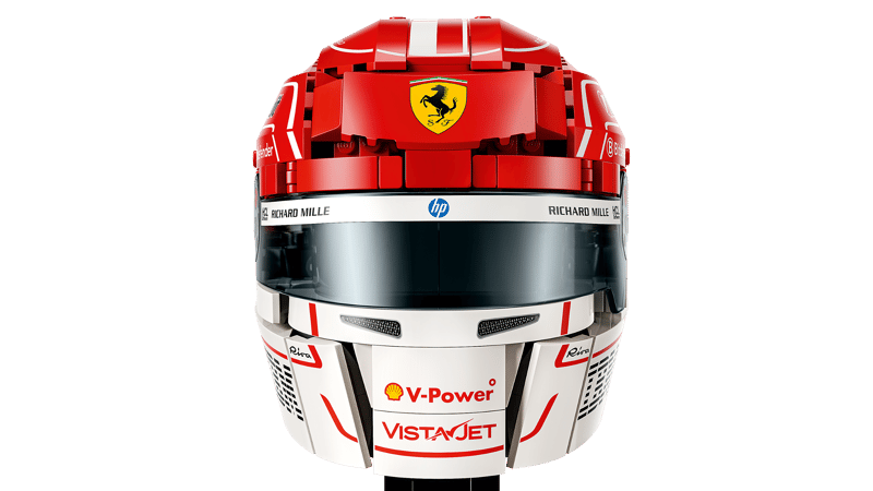 LEGO Editions Scuderia Ferrari HP Charles Leclerc Helmet Display Building Set 43014