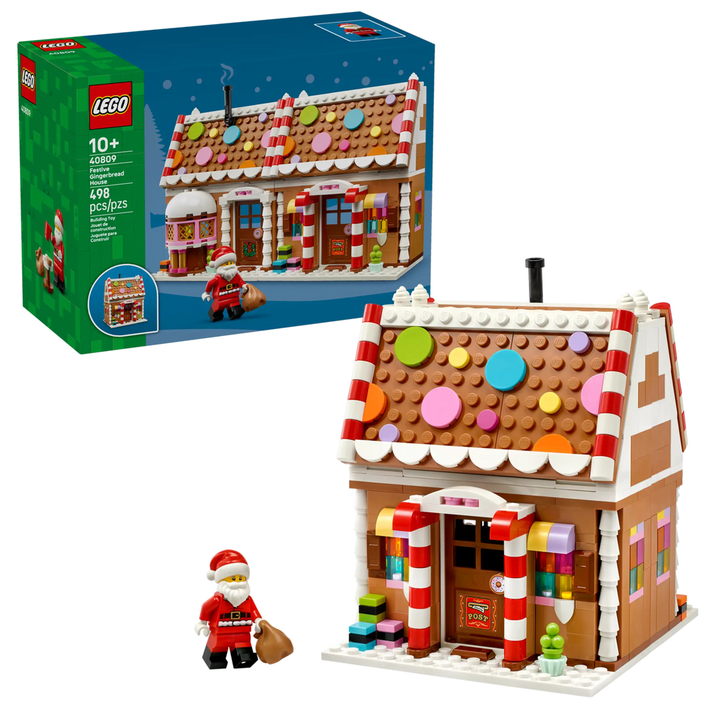 LEGO Festive Gingerbread House 40809-Bricking Lebanon