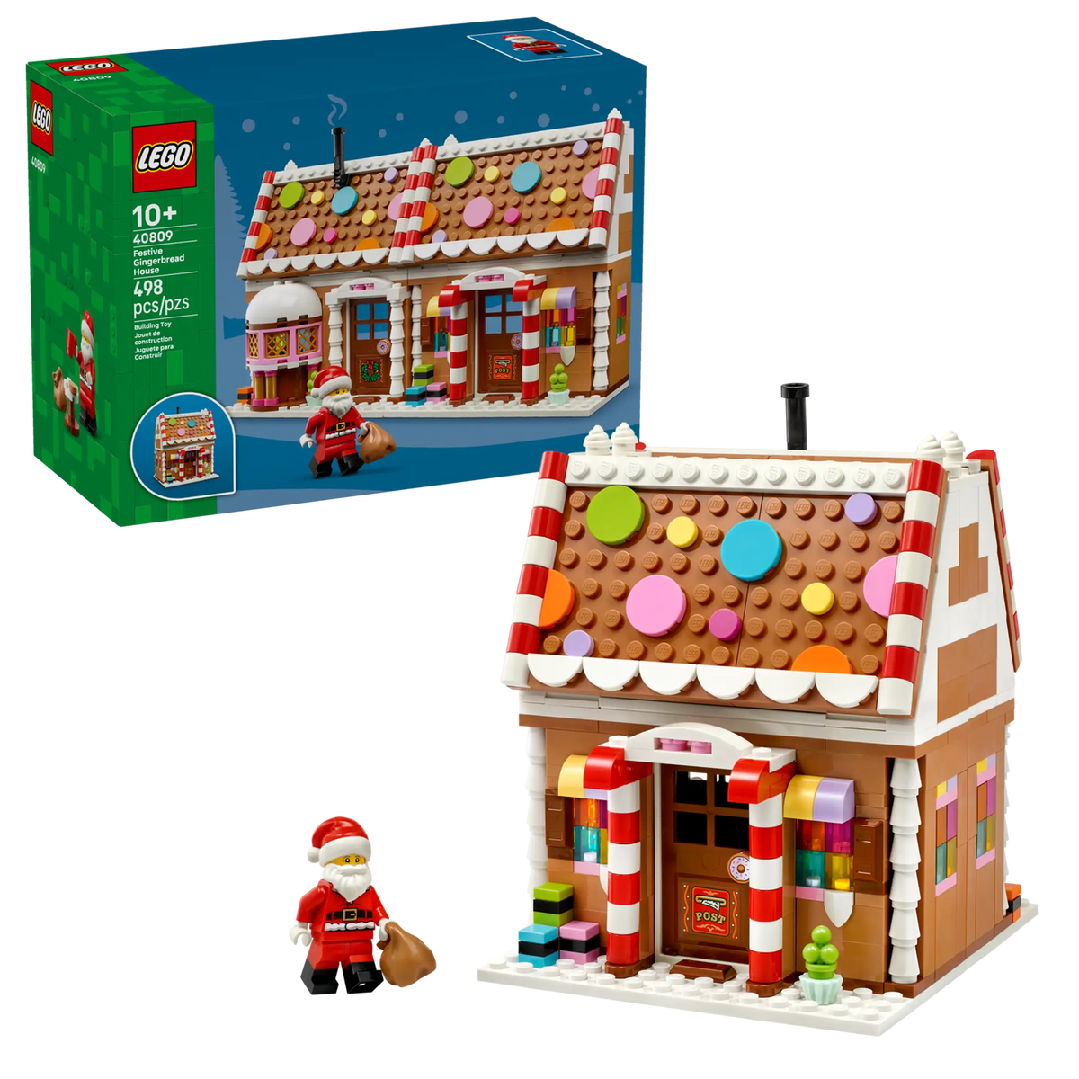 LEGO Festive Gingerbread House 40809-Bricking Lebanon
