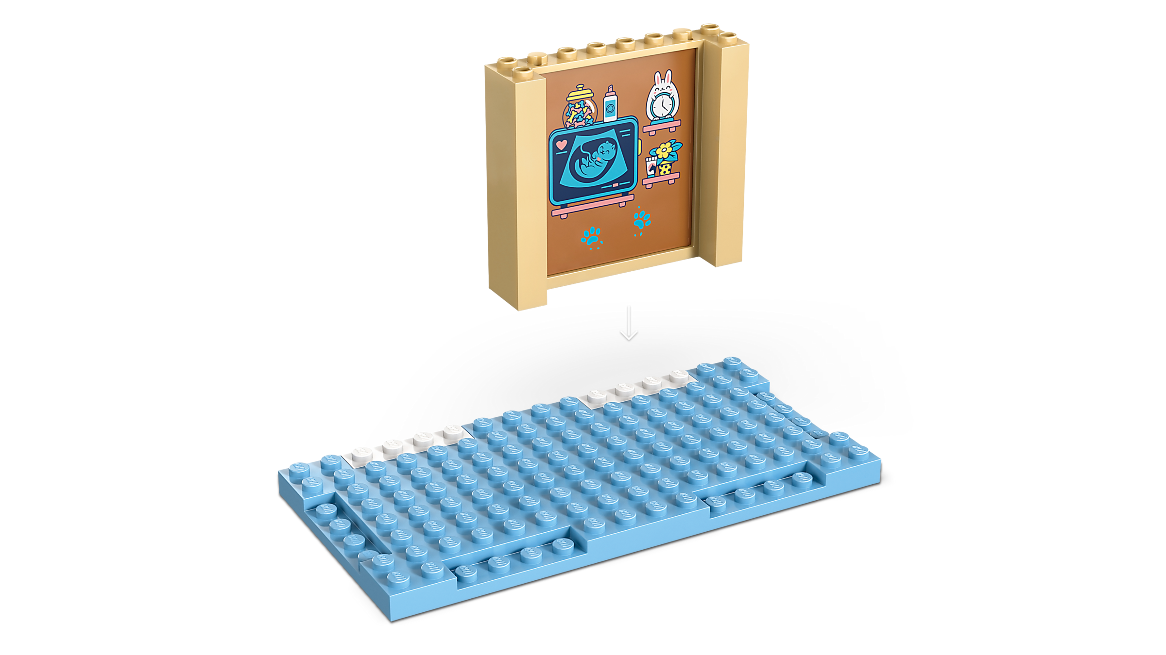 LEGO Friends Animal Vet Clinic Building Set with 5 Animal Figures-Lego / Friends-Bricking Lebanon