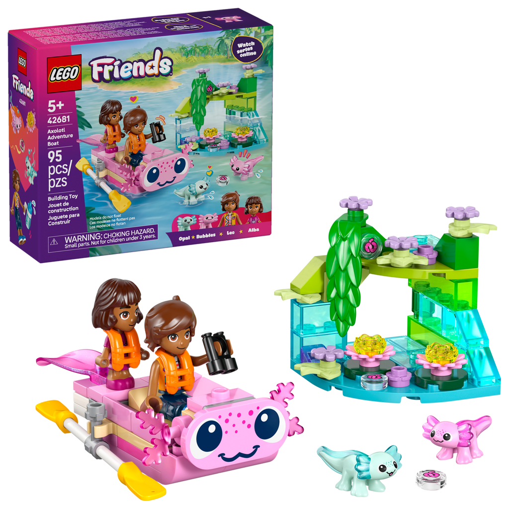LEGO Friends Axolotl Adventure Boat 42681 Explorer-Bricking Lebanon
