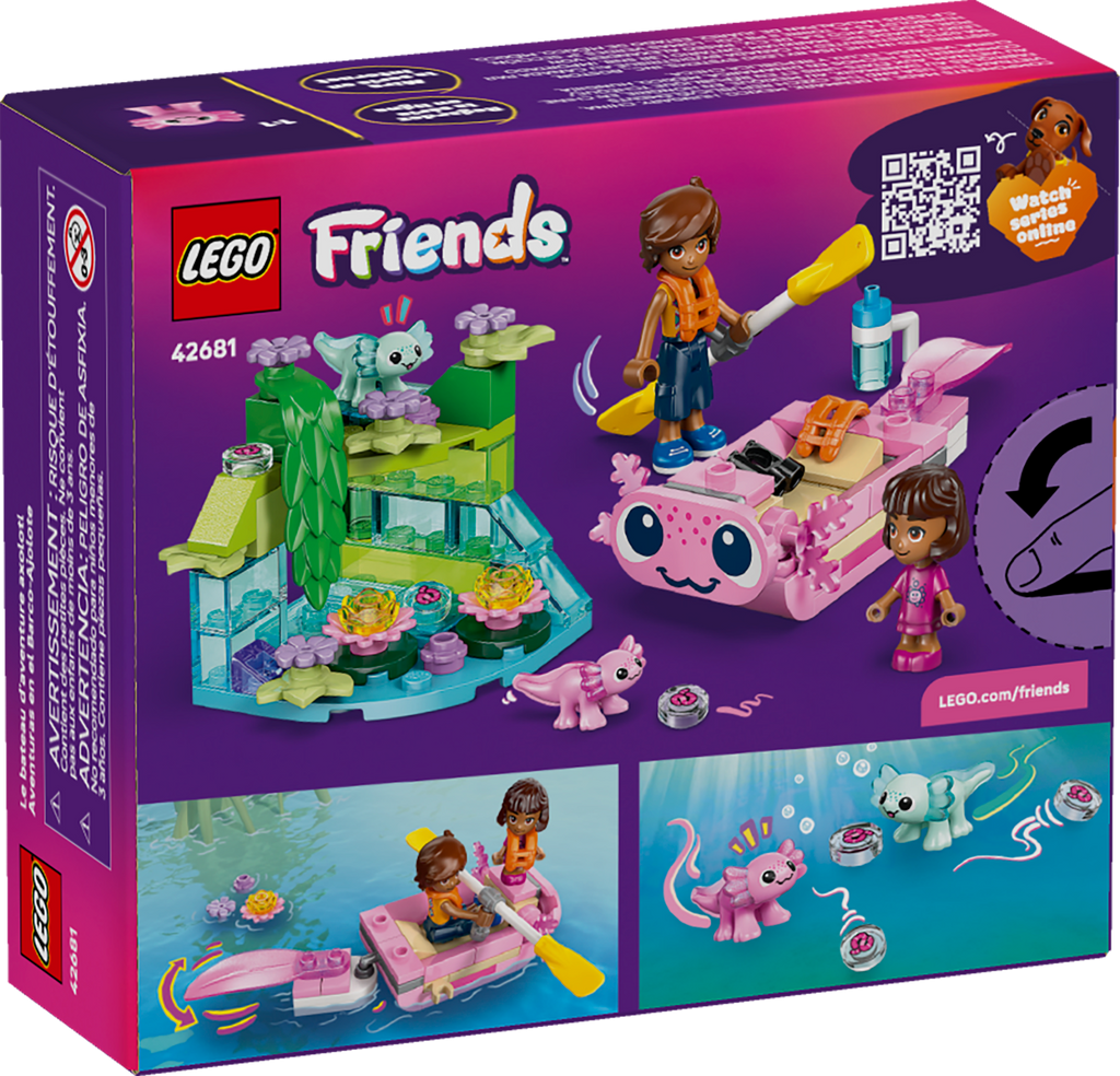 LEGO Friends Axolotl Adventure Boat 42681 Explorer Building Set-Lego / Friends-Bricking Lebanon