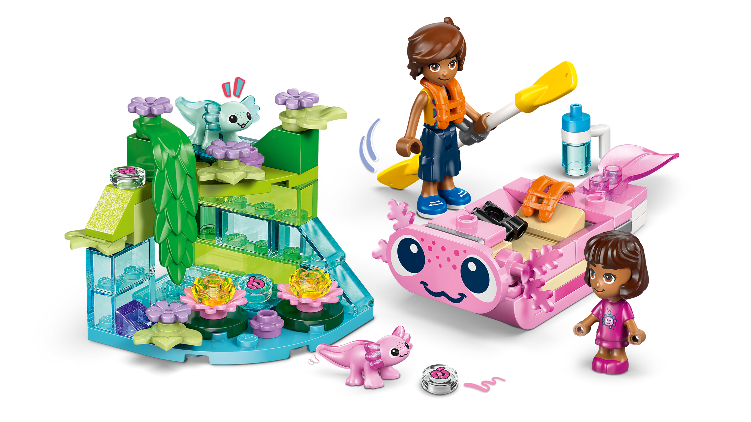 LEGO Friends Axolotl Adventure Boat 42681 Explorer Building Set-Lego / Friends-Bricking Lebanon