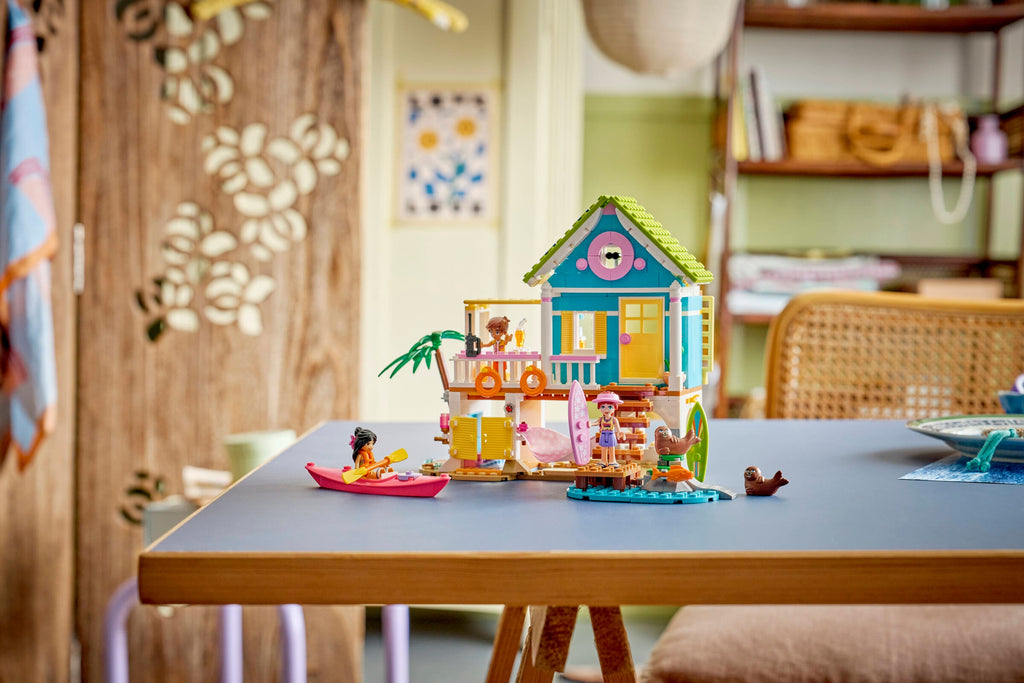 LEGO Friends Beach House with Seals Building Toy Set for Creative Kids-Lego / Friends-Bricking Lebanon