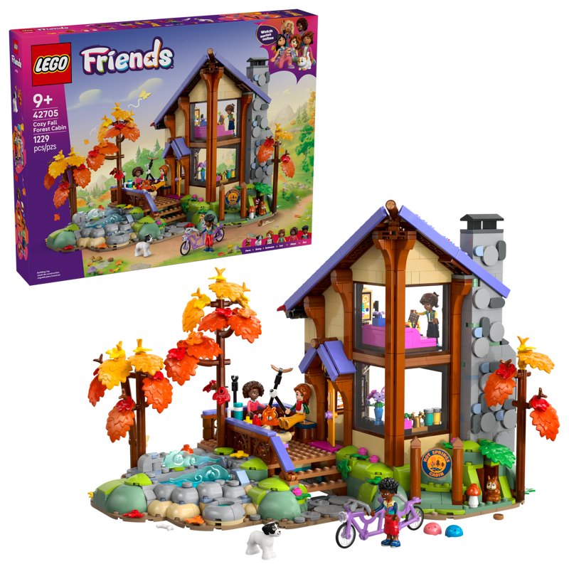 LEGO Friends Cozy Fall Forest Cabin 42705-Bricking Lebanon