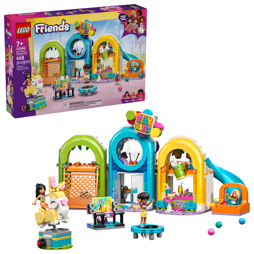 LEGO Friends Fun Indoor Playground 42686 Building Toy Set-Lego / Friends-Bricking Lebanon