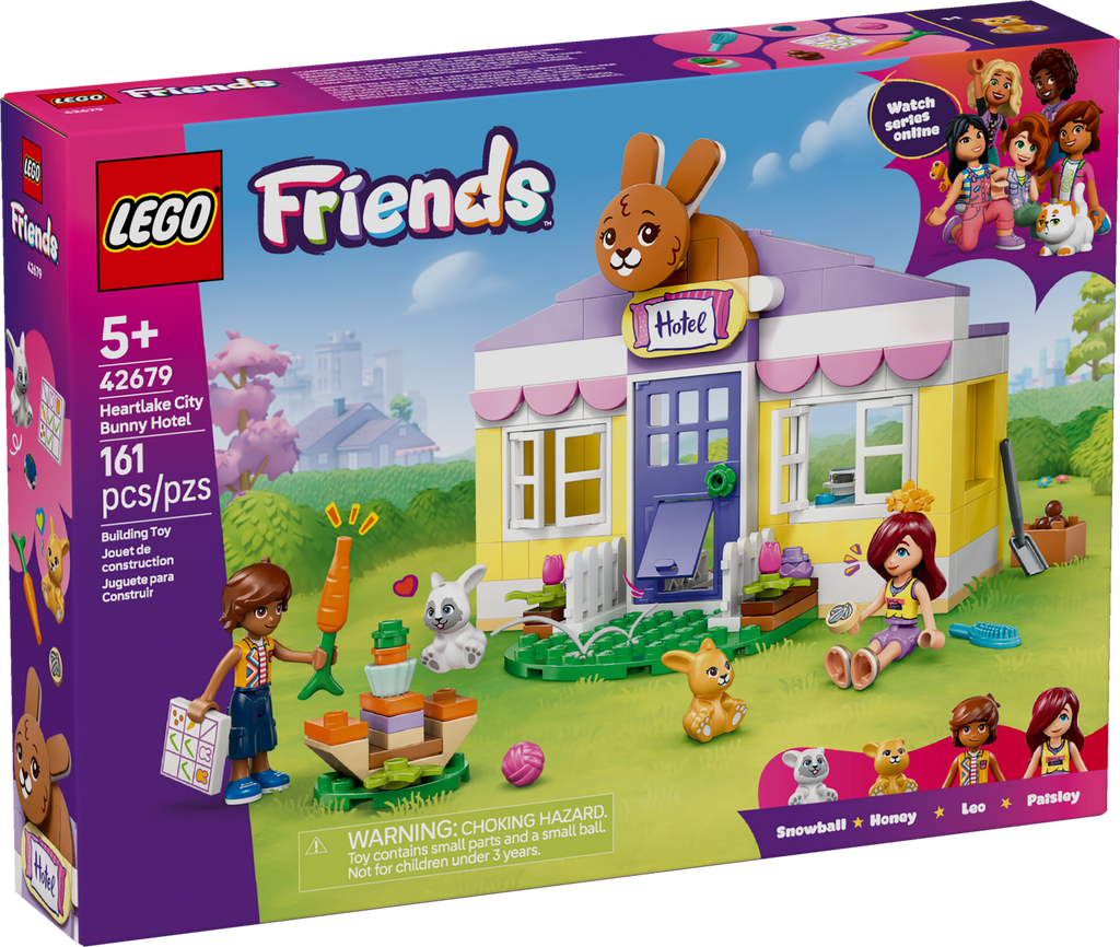 LEGO Friends Heartlake City Bunny Hotel 42679 Building Toy Set-Lego / Friends-Bricking Lebanon
