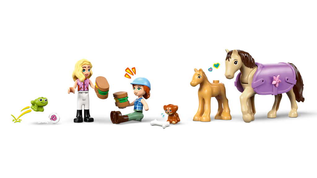 LEGO Friends Horse and Baby Foal Trailer 42695-Bricking Lebanon
