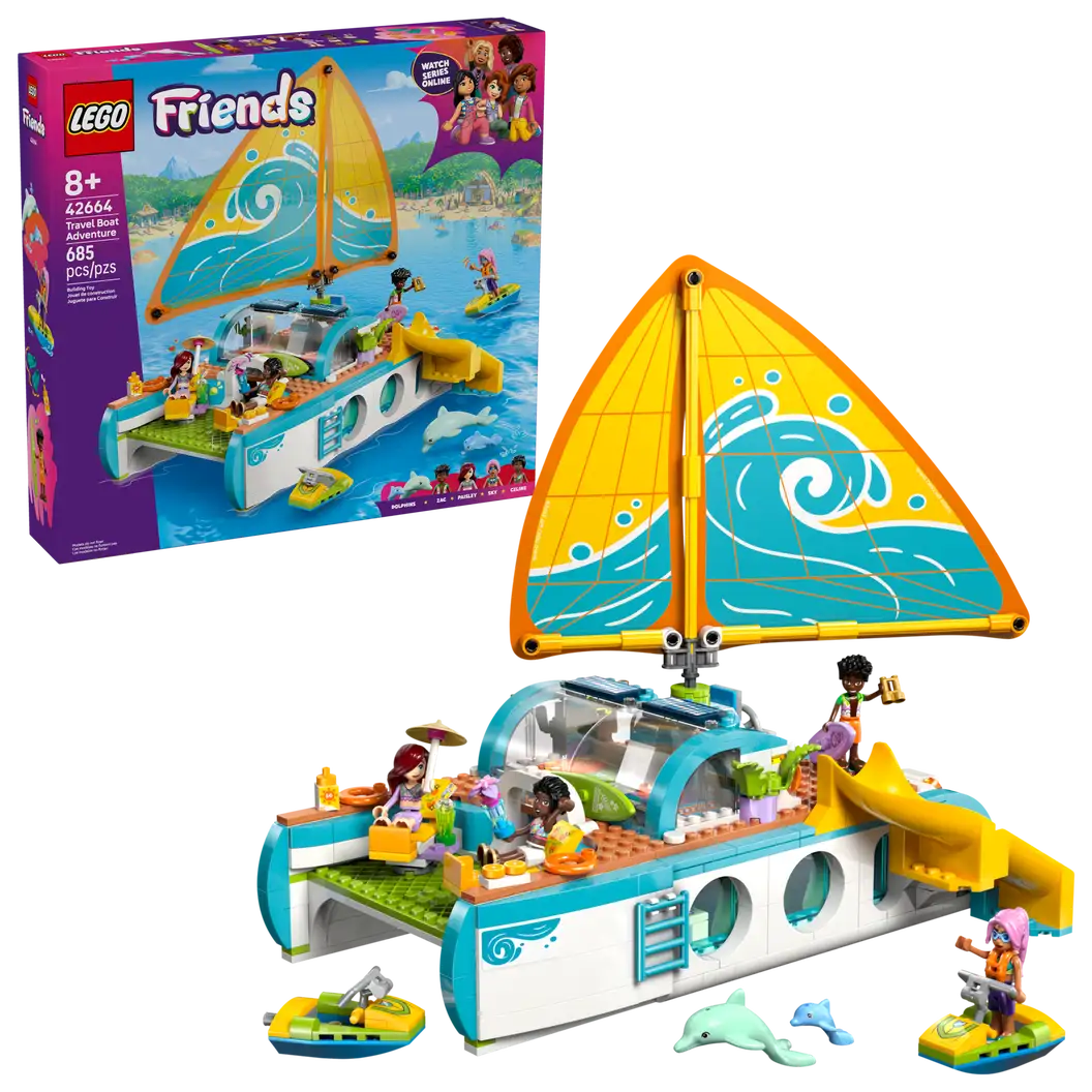 LEGO Friends Travel Boat Adventure 42664-Bricking Lebanon