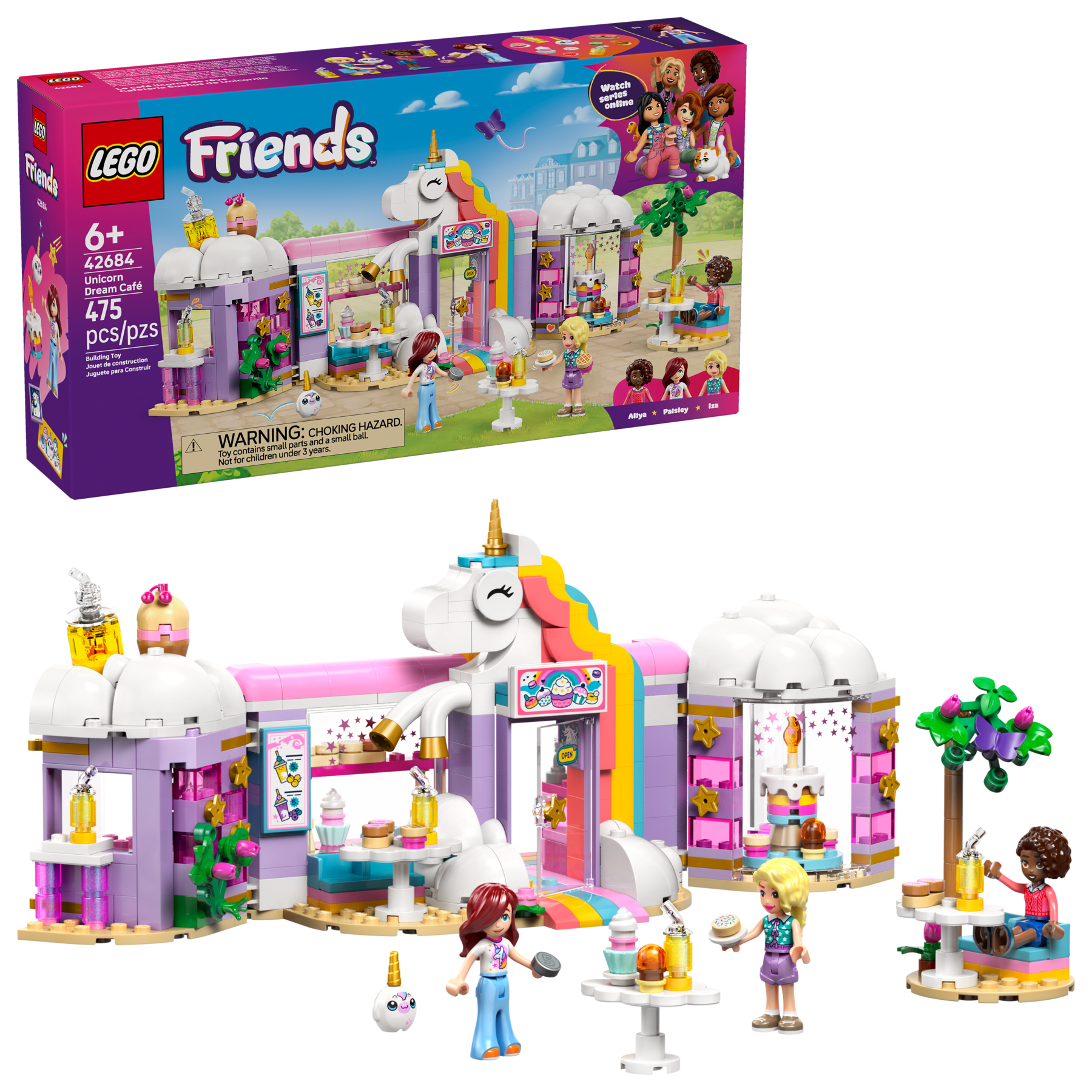 LEGO Friends Unicorn Dream Café 42684 Building Set for Kids-Lego / Friends-Bricking Lebanon
