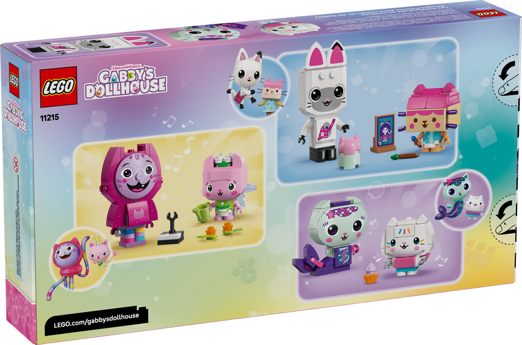 LEGO Gabby's Dollhouse Brick-Built Cat Friends 11215 Building Set-Lego / Gabby's Doll House-Bricking Lebanon